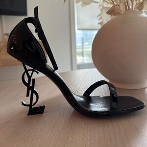 YSL Logo Heels